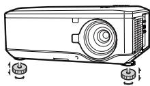 SHARP XG-PH80W-N - Réglez l'angle - 1