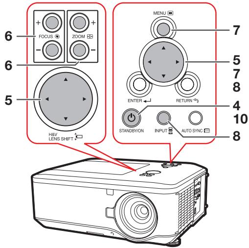 SHARP XG-PH80X-N - Réglage et projection - 1