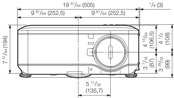 SHARP XG-PH80X-N - Dimensions - 2