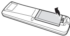 SHARP XG-SV100W - Insérer les piles - 1