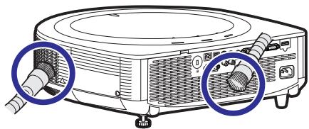 SHARP XG-SV100W - Nettoyer l'entrée et la sortie d'air - 1