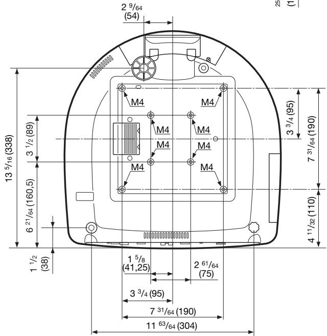 SHARP XG-SV100W - Dimensions - 3