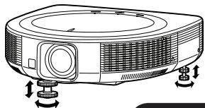 SHARP XG-SV100W - Réglez l'angle - 1
