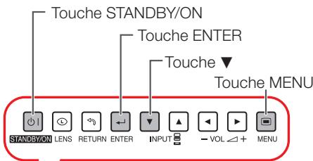SHARP XG-SV100W - Remettez à zéro la minuterie de la lampe. - 2