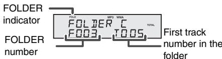 SHARP XL-DH259P - ■ Procedure to playback MP3/WMA disc with folder mode on - 2