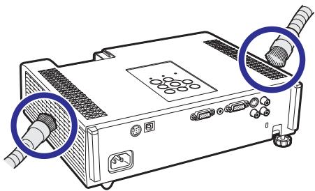 SHARP XR-50S - Cleaning the exhaust and intake vents - 1