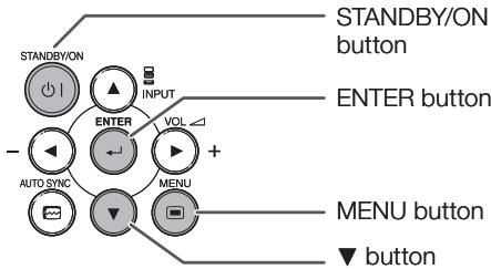 SHARP XR-50S - Reset the lamp timer. - 2