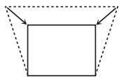 SHARP XR-55X - Correct trapezoidal distortion - 3