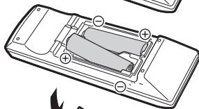 SHARP XR-55X - Inserting the Batteries - 2