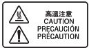SHARP XR-55X - Caution concerning the lamp unit - 1