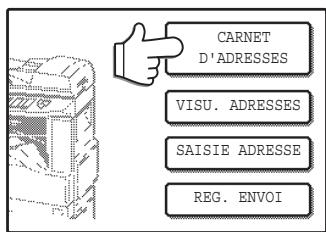 SHARP AR-M317 - Touchez la touche [CARNET d'adresses] - 1