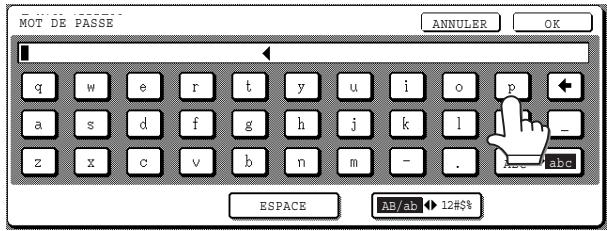 SHARP AR-M317 - Entre le mot de passe. - 1