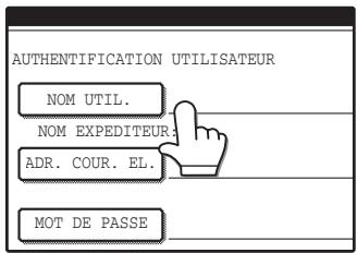 SHARP AR-M317 - Appuyez sur les touches [nom UTIL.] et [ADR. COUR. EL.] - 1