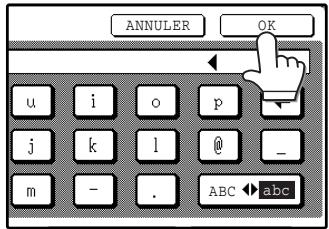 SHARP AR-M317 - Envoi d'une image en saisissant manuellement l'adresse électronique - 3