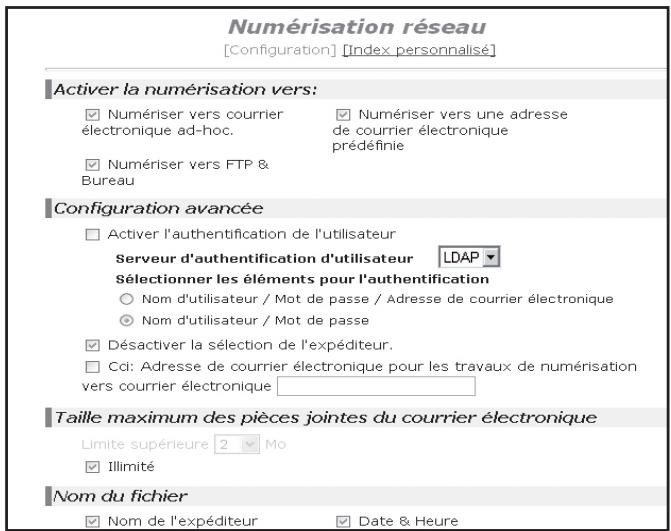 SHARP AR-M317 - Sélectionnez la méthode de transmission que vous souhaitez utiliser. - 1