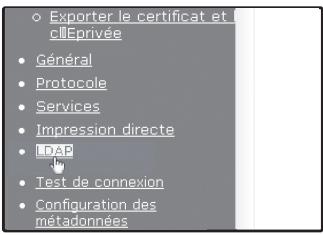 SHARP AR-M317 - Configuration des parametres du serveur LDAP (si vous utilisez un serveur LDAP) - 1