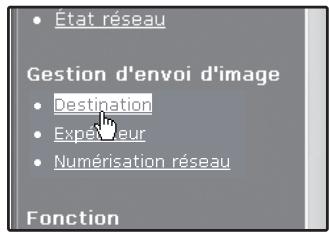 SHARP AR-M317 - Édition et suppression de destinations de transmission programmes - 1