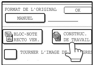 SHARP AR-M317 - Touchez la touche [CONSTRUC. DE TRAVAIL] - 1
