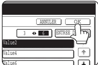 SHARP AR-M317 - Appuyez sur la touche correspondant à la valeur que vous souhaitez entrer. - 2