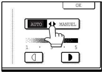 SHARP AR-M317 - Touchez la touche [AUTO  MANUEL]. - 1