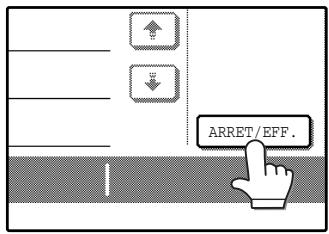 SHARP AR-M317 - Touchez la touche [arret/eff.] - 1