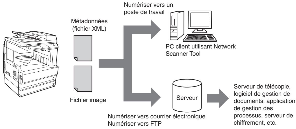 SHARP AR-M317 - Generation de metadonnees (SAISIE de donnees) - 1