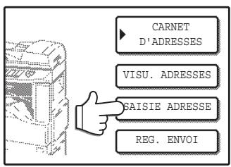 SHARP AR-M317 - Envoi d'une image en saisissant manuellement l'adresse électronique - 1