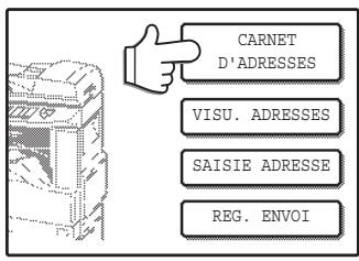 SHARP AR-M317 - Touchez la touche [CARNET d'adresses] - 1