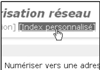 SHARP AR-M317 - Programmation des NOMS d'index personnalises - 3