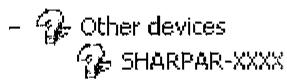 SHARP AR-P17 - The printer driver cannot be correctly installed by Plug and Play (Windows 2000/XP) - 2