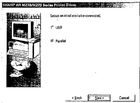 SHARP AR-P17 - Installation in Windows 95/98/Me/NT 4.0/2000 (parallel cable) - 6