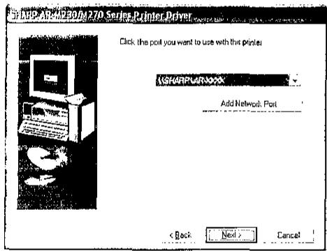 SHARP AR-P17 - INSTALLING THE PS DISPLAY FONTS - 7