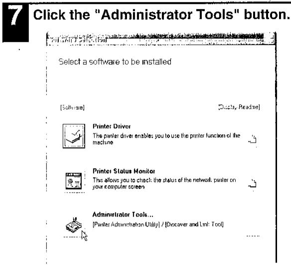 SHARP AR-P17 - SETTING THE IP ADDRESS OF THE MACHINE - 3