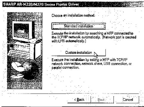 SHARP AR-P17 - Installation in Windows 95/98/Me/NT 4.0/2000 (parallel cable) - 4