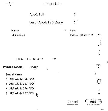 SHARP AR-P17 - MAC OS X v10.1.5 - 17