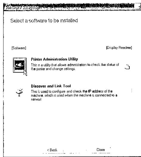 SHARP AR-P17 - INSTALLING THE PRINTER ADMINISTRATION UTILITY - 3