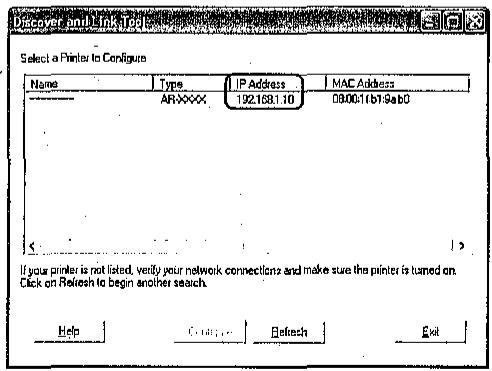 SHARP AR-P17 - Checking the IP address when DHCP is used - 1