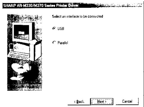 SHARP AR-P17 - Installing the resident font information for PPD (only when the PPD file is installed in Windows 95/98/Me) - 3