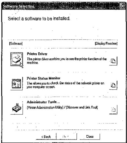 SHARP AR-P17 - Installation in Windows XP (USB/parallel cable) - 3