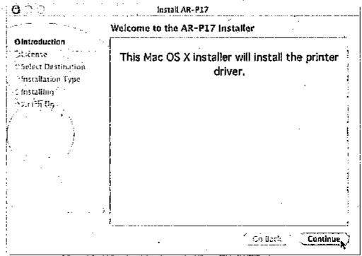 SHARP AR-P17 - INSTALLATION IN MAC OS X - 2