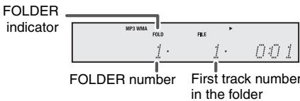 SHARP DK-KP80PH - Procedure to playback MP3/WMA disc with folder mode on - 2