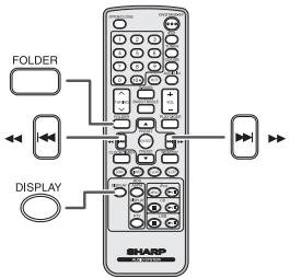 SHARP DK-KP80PH - About folder playback order - 2