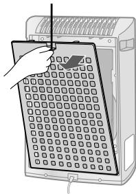 SHARP KC-830U - Retire los filtros - 1