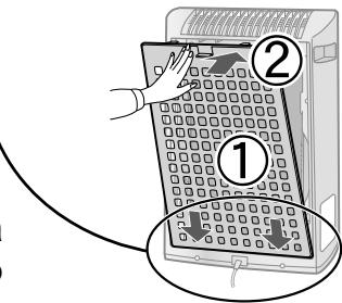 SHARP KC-830U - Instale los filtros - 3