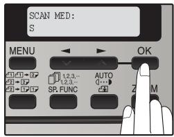 SCAN MED: S MENU 1.2.3... 1.2.3... SP. FUNC AUTO OK Z M