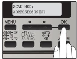SCAN MED: ADRESSES@QING MENU 12.3~ 12.3~ SP. FUNC AUTO G... OK Z M