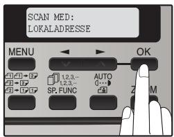 SCAN MED: LOKALADRESSE MENU 1.2.3~ 1.2.3~ SP. FUNC AUTO C... OK Z M