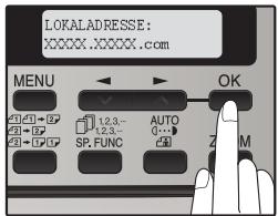 LOKALADRESSE: XXXXXXX.COM MENU 1.2.3~ 1.2.3~ SP FUNC AUTO ... Z M