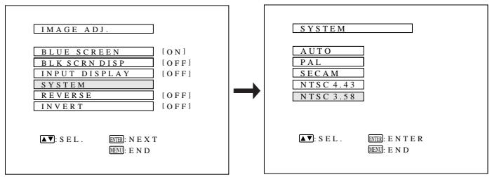 SHARP PG-D210U - Setting the ON-SCREEN DISPLAY language - 1