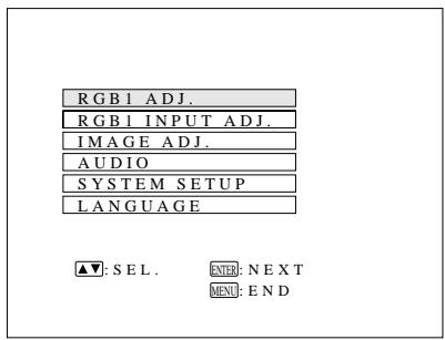 SHARP PG-D210U - On-Screen Display - 1
